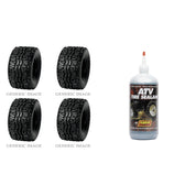 Set of 4 ATV DURO Tires (DI-K968 23x11-10 Front/Rear) with QUADBOSS Sealant