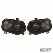 WSM L.E.D Headlights for Polaris 900 RZR - Smoked Lenses 020-350-00