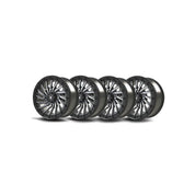 Bullite Set of 4 Blade Wheel 14X7.0 Gun Metal/Black 4/137 5+2