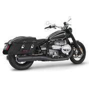 Freedom Performance 4.5" Slip-On Exhaust Straight Cut Black Black Tip For BMW R18 2021 BM00252