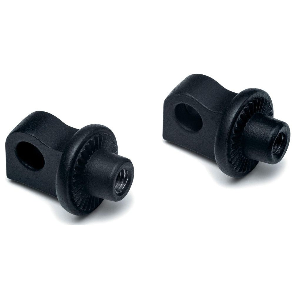 Kuryakyn Universal Peg Adaptors Stop Splined Satin Black