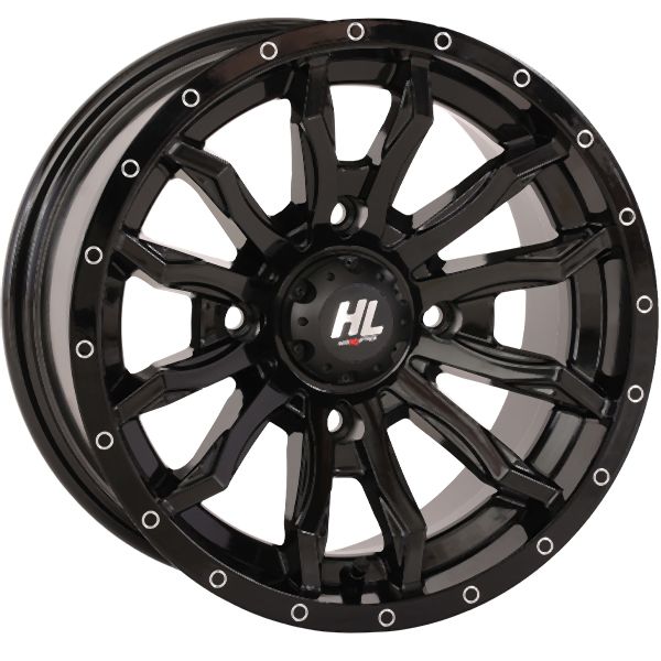 High Lifter 14x7 4/137 4+3 Gloss Black HL21 Wheel 14HL21-1237