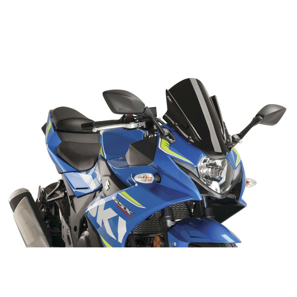 Puig Universal Windshield Racing Black - 9722N