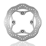 Rotor de freno trasero plateado para Triumph Bonneville T100 865/SE 2005-2013 Contour