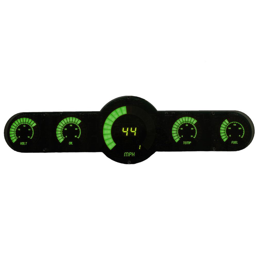 Intellitronix 5.5 Gauge Analog Bargraph Panel BG10001 - Green