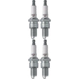 Set of 4 NGK Standard Spark Plugs for Kawasaki MULE 610 2005 Engine 400cc