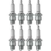 Set of 8 NGK Standard Spark Plugs for ski-Doo ELAN SS 1973 Engine 250cc