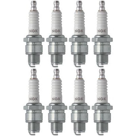 Set of 8 NGK Standard Spark Plugs for ski-Doo ELAN SS 1973 Engine 250cc