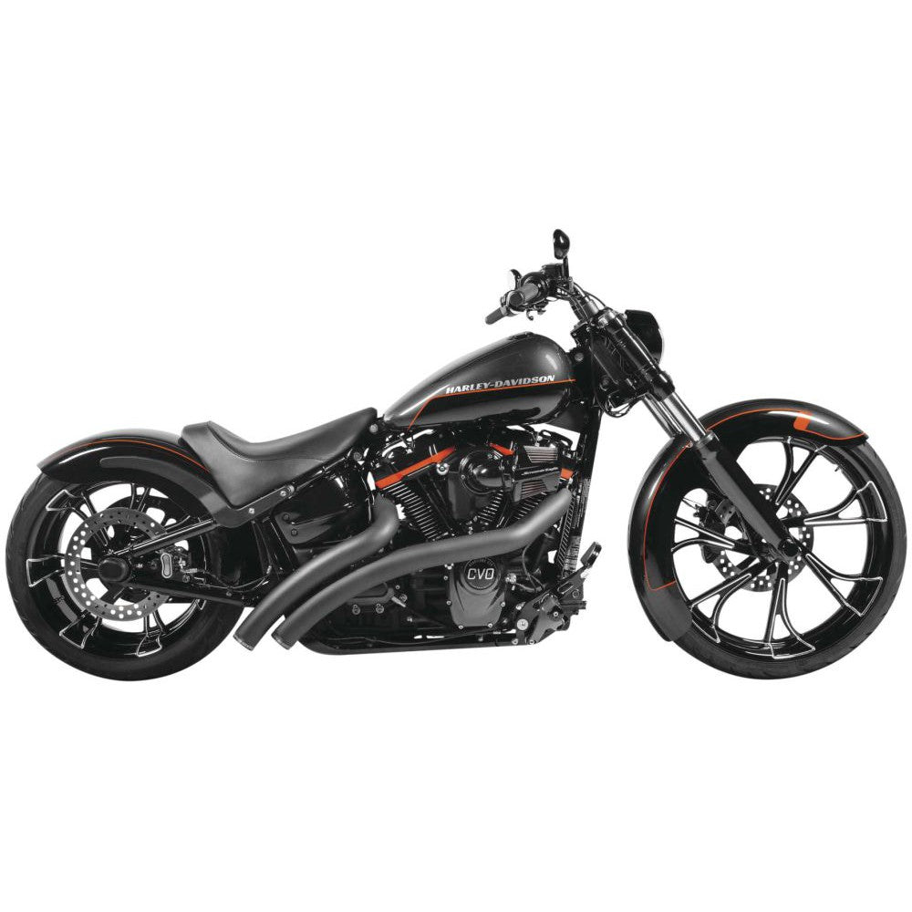 Freedom Performance Radical Radius Crossover Exhaust with Star Tips Black - HD01191