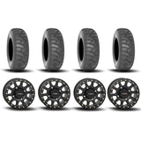 Ruedas System 3 SB-3 Beadlock de 15" en negro mate y neumáticos SS360 para arena/nieve [32x10-15]