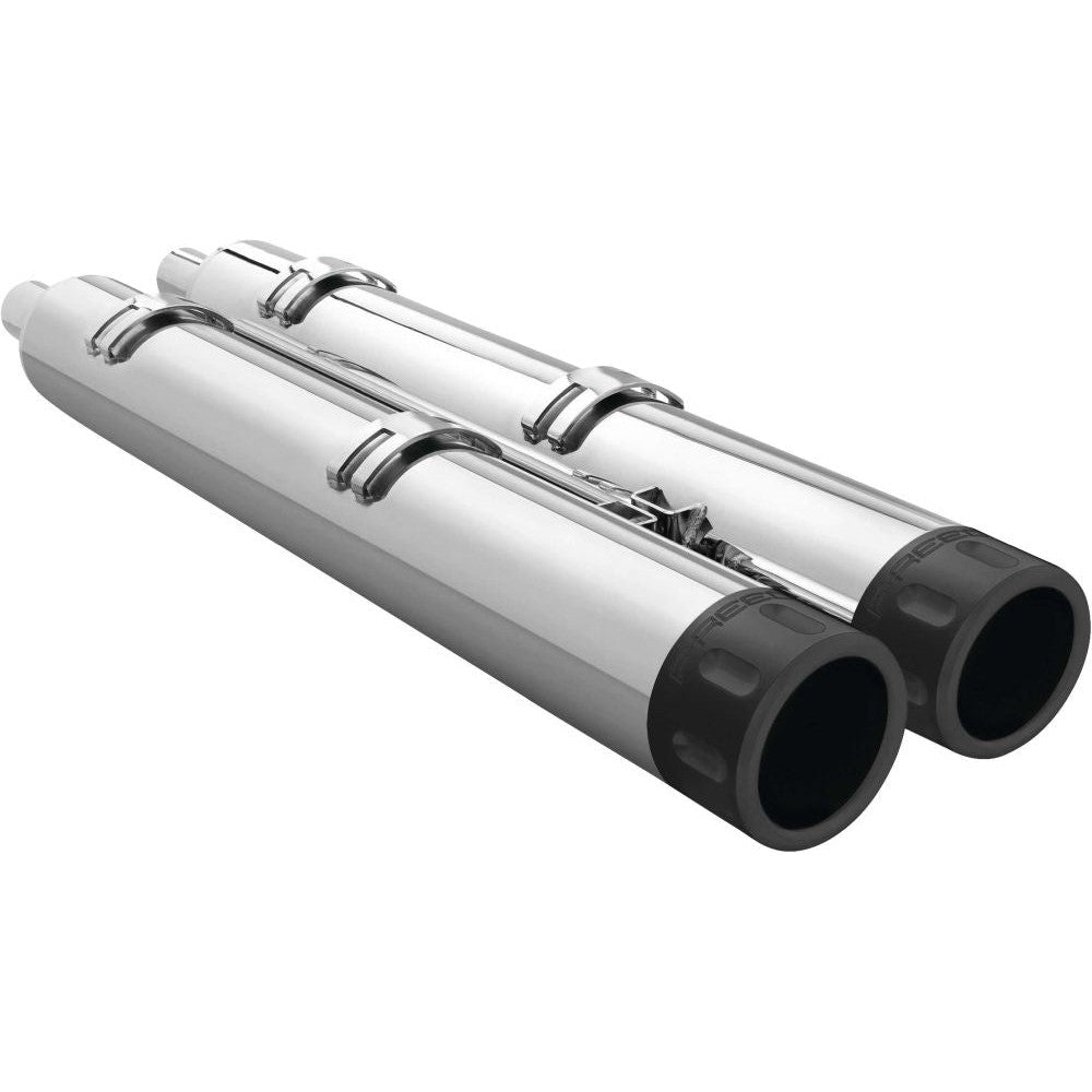 Freedom Performance Eagle Slip-On Muffler 4" Chrome/Black - IN00236