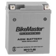BikeMaster AGM 12V Platinum Battery For Suzuki DR125SE 1994-1996 Grey