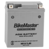 Batería BikeMaster AGM Platinum de 12 V para Suzuki DR125SE (1994-1996), color gris