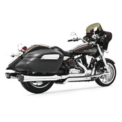 Freedom Performance Race Dual Complete System Exhaust 4" Chrome/Black - MY00116