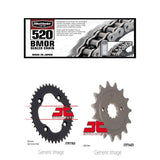 520 BMOR Chain, Front & Rear Sprocket Kit for SUZUKI LT-Z400 QuadSport 2009-2012