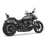 Freedom Performance American Outlaw 2-into-1 Shorty Exhaust Black Black Tip