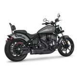 Freedom Performance American Outlaw 2-into-1 Shorty Exhaust Black Black Tip