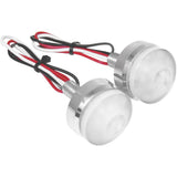 Luces indicadoras de superficie Letric Lighting pulidas/blancas/ámbar