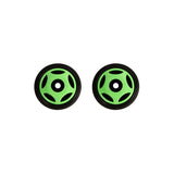 Front Rail Neon Green Idler Wheels Kit ARCTIC CAT Powder Special, EFI 1996-2000