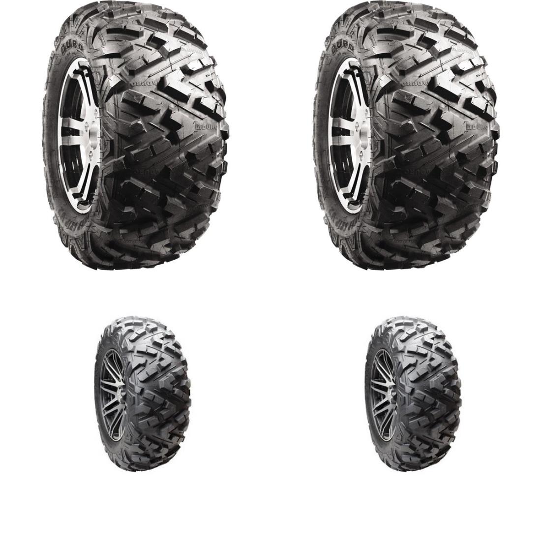 Set of 4 ATV Tires (Power Grip V2 Di2039 Radial 27x9R-14 Front, 27x11R-14 Rear)