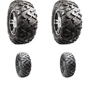 Set of 4 ATV Tires (Power Grip V2 Di2039 Radial 27x9R-14 Front, 27x11R-14 Rear)