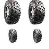 Set of 4 ATV Tires (Power Grip V2 Di2039 Radial 27x9R-14 Front, 27x11R-14 Rear)
