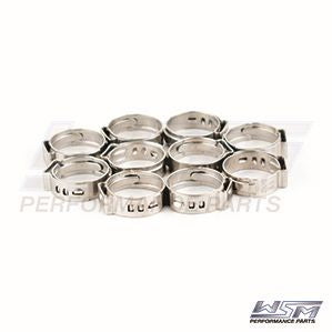 WSM Oetiker Hose Clamp 015.3mm-018.5mm 10 Pack 13-162-46
