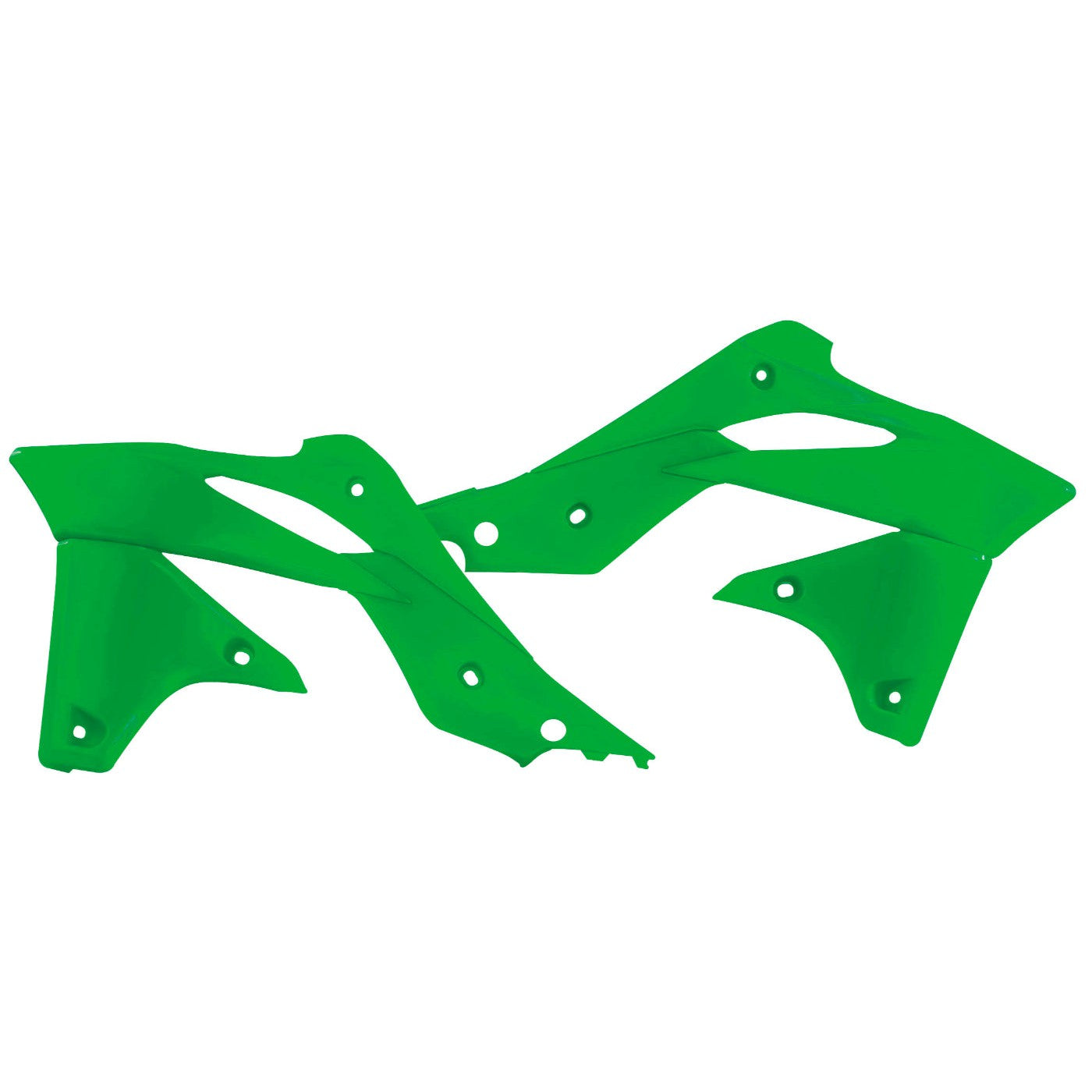 Acerbis Flo Green Radiator Shrouds for Kawasaki - 2386440235