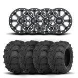 Llantas ITP Velocity Inertia de 14" en negro mate y neumáticos Mud Lite [27x12-14]