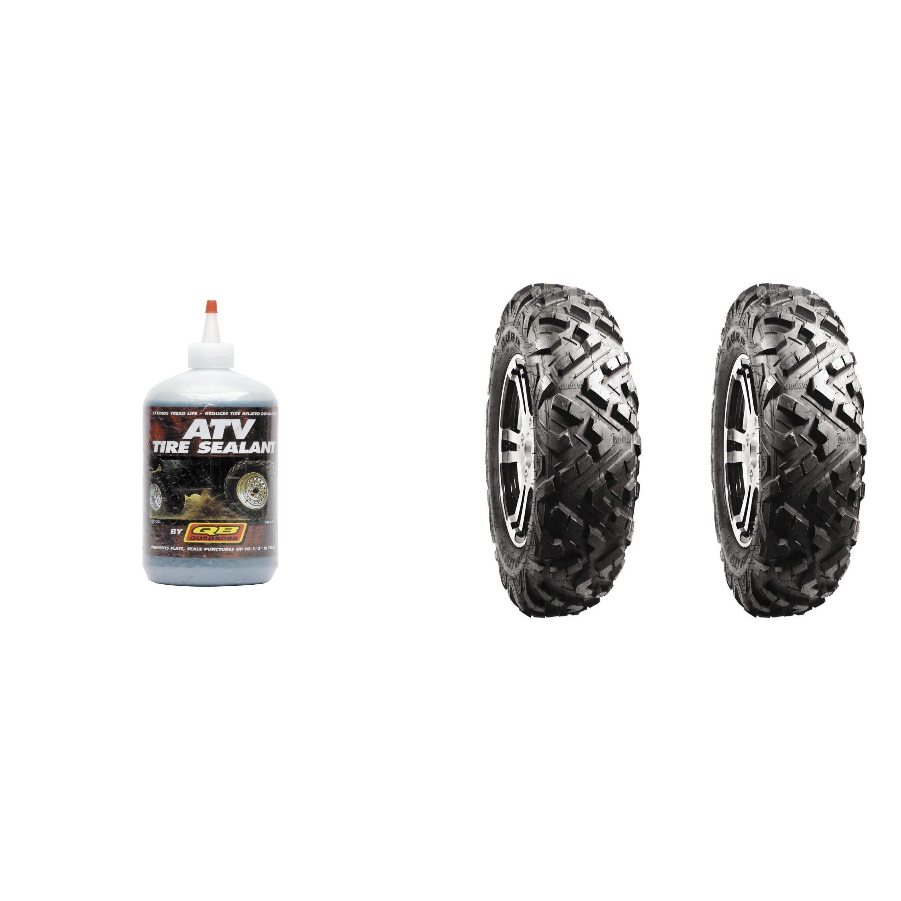 Set of 2 Power Grip V2 Di2039 Radial Rear Tires 27x11R-14 6-ply with Sealant