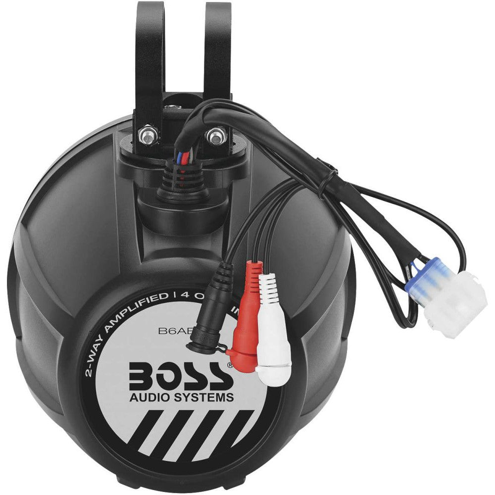 Boss Audio Systems 6.5" Two-Way Amplified Roll Cage Speakers Black