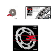 530 BMOR Chain Natural, Front & Rear Sprocket Kit Street YAMAHA FZ750/C 1986