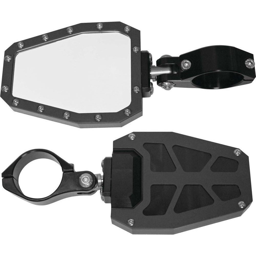 Modquad Bezel Side Mirror 2" Black