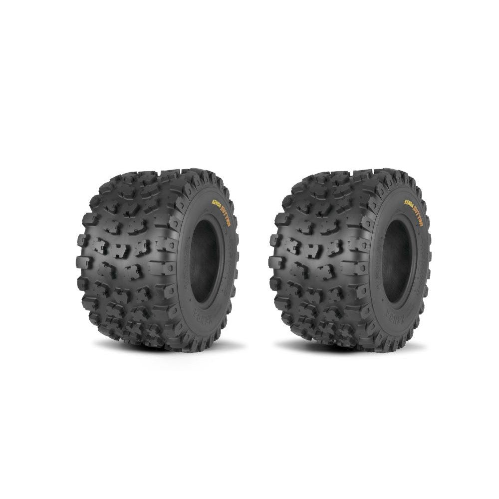 Kenda Set Of Two K581 Kutter MX Rear Bias Tires (4 Ply) [18x10-9]