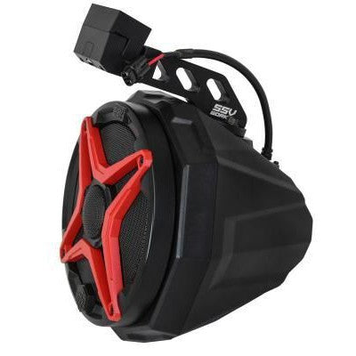SSV Works 4 Speaker Overhead Sound Bar With 6.5" Speaker Pods For Polaris Ranger 18-22