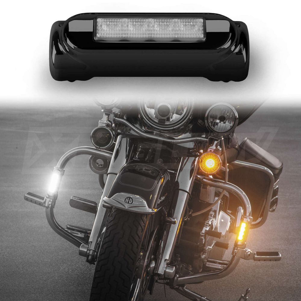XK Glow Highway Bar Lights Black - XK034014-B