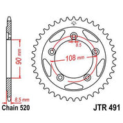 Front & Rear Sprocket Kit for DUCATI 750 Paso 88-90 JT Sprockets