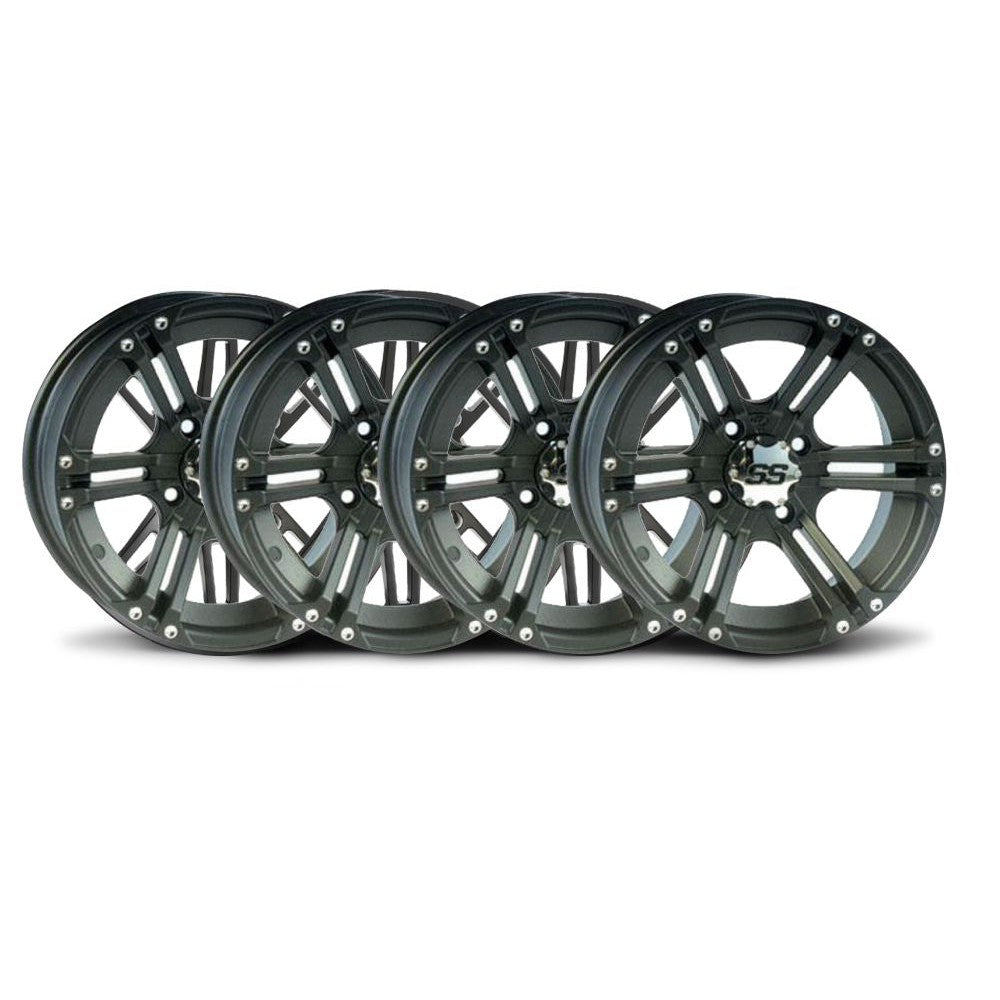 ITP Set of Four SS316 Alloy Aluminum Wheels 12x7 4/4 2+5