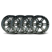 ITP Set of Four SS316 Alloy Aluminum Wheels 12x7 4/4 2+5