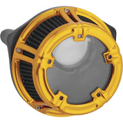 Arlen Ness Clear Sucker Gold Method Air Cleaner 18-176