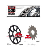 520H Heavy-Duty Chain,Front & Rear Sprocket Kit KAWASAKI KEF300 Lakota 2001-2003