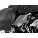 Nuevos protectores de asiento reflectantes AirMaster para Harley FLHR 2009-2014, color ahumado, de Kuryakyn