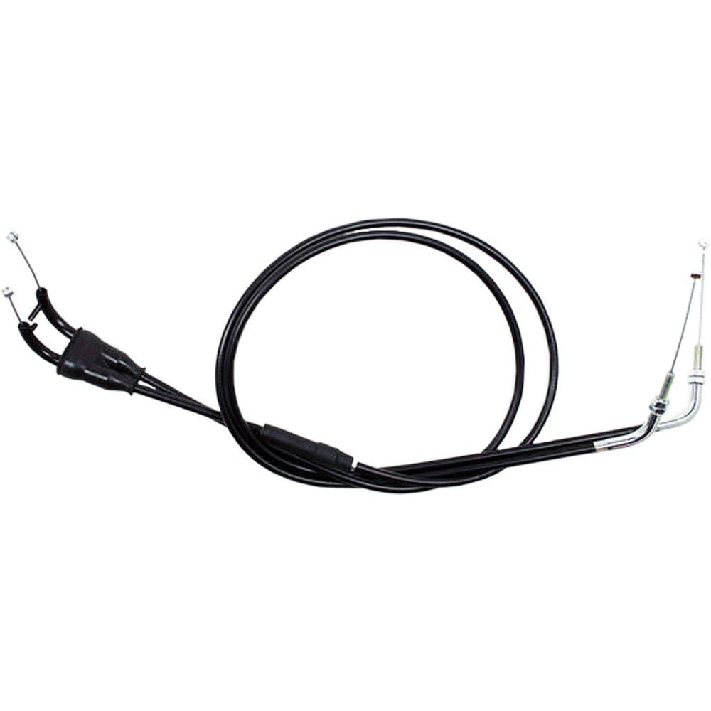 Motion Pro Black Vinyl Push - Pull Throttle Cable Set 04-0272