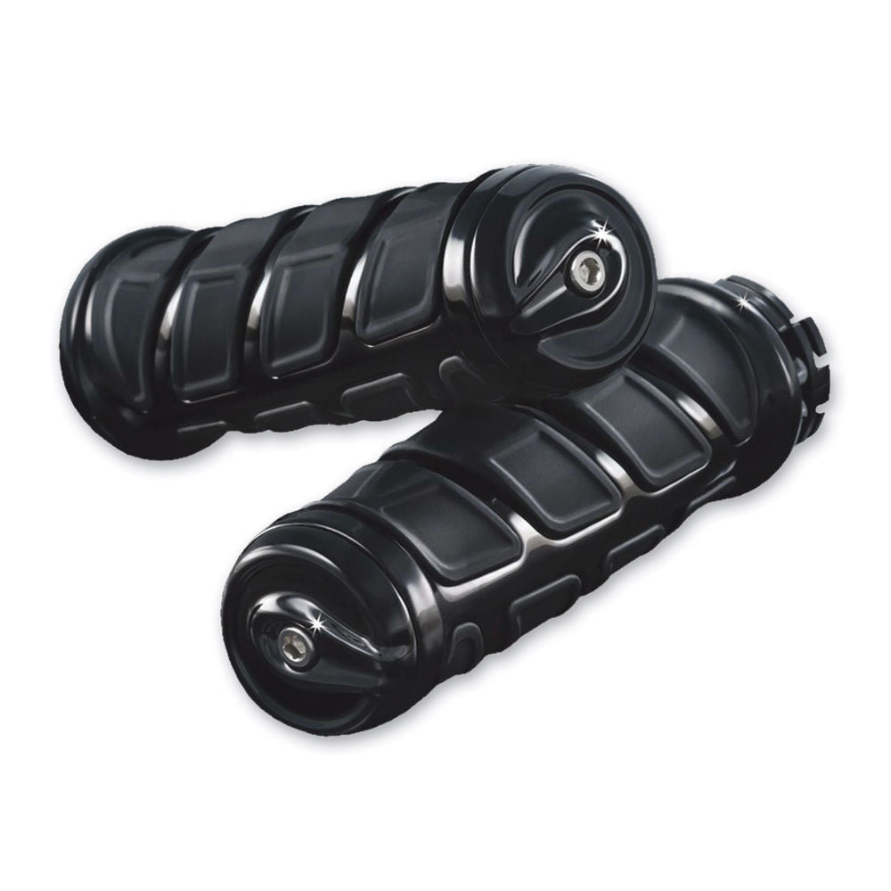 KURYAKYN BLACK KINETIC GRIPS ALL VICTORY MODELS EX: HEATED GRIP OCT VV CCT 6376