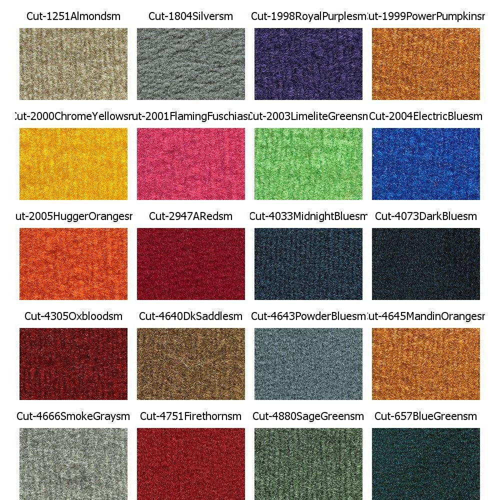 ACC Replacement Carpet Kit For 1999-2000 GMC K2500 Ext Cab w/o Rear Air Old Body Style - CHOOSE COLOR
