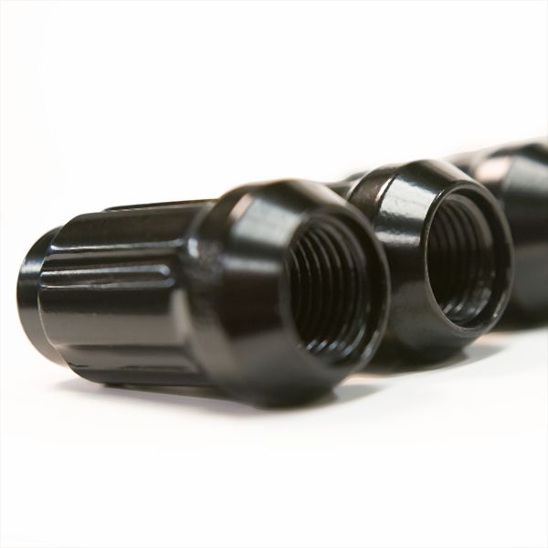 Falcon Ridge Black 12mmx1.5 Splined Lug Nuts With Key Pack of 16 80-10130
