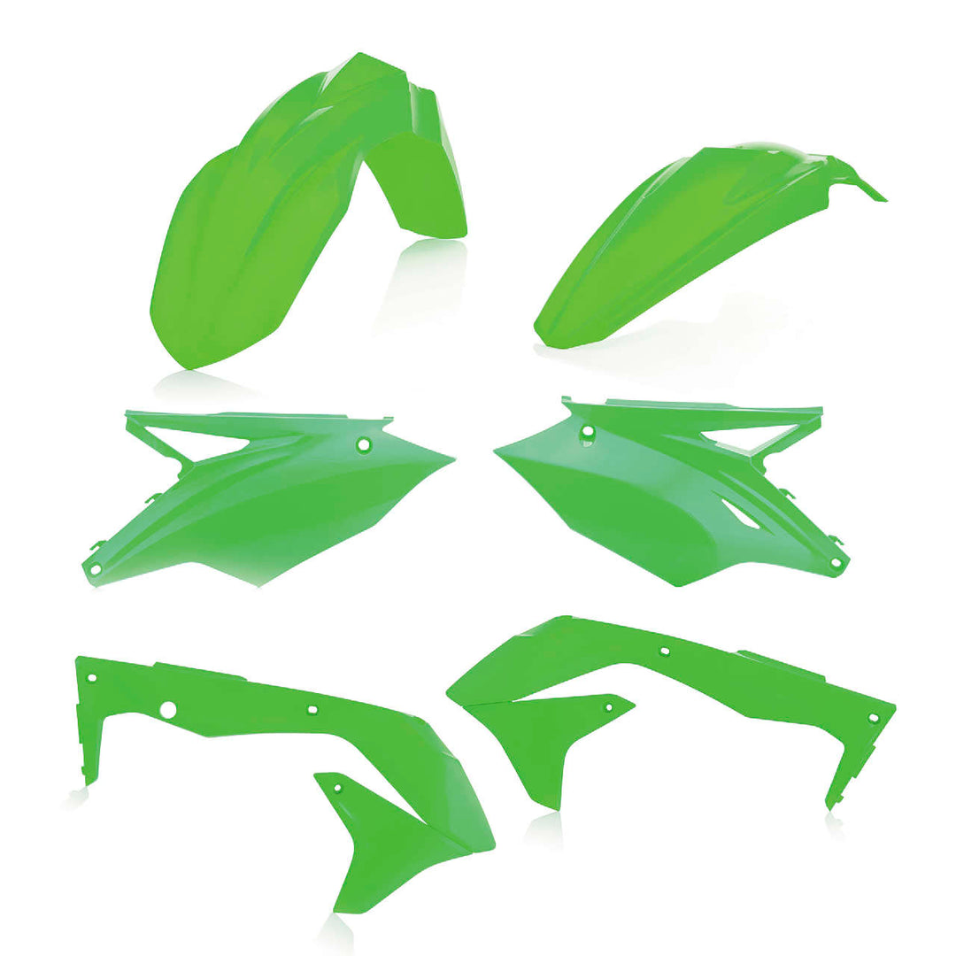 Acerbis Flo Green Standard Plastic Kit for Kawasaki - 2685830235