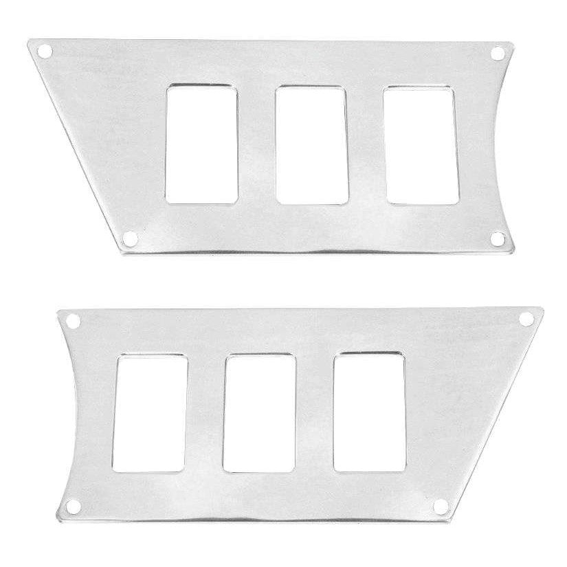 Modquad Switch Plate 6 Slot Polished