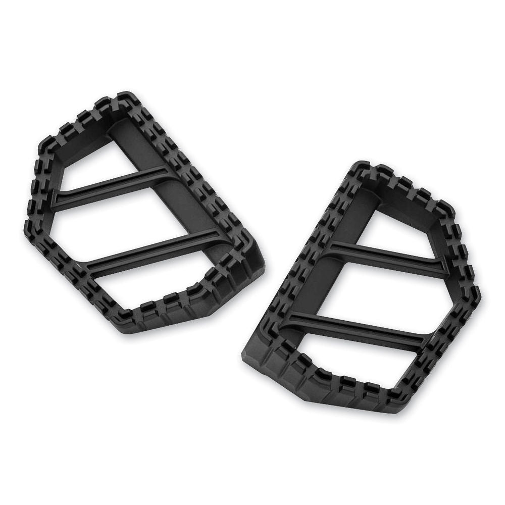 Kuryakyn Riot Black Mini Foot Boards Harley Sportster Dyna Softail Universal