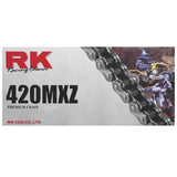 Cadena de alta resistencia natural RK 420MXZ de 126 eslabones para ATV/UTV
